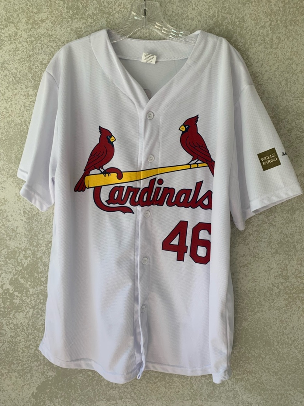 Goldschmidt  46 St. Louis Cardinals White Team Jersey XL